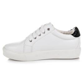 Vices Zapatillas Love con cordones blanco rojo 3