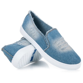 Bella Paris Pantuflas vaqueras azul 5