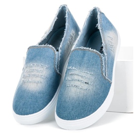 Bella Paris Pantuflas vaqueras azul 6