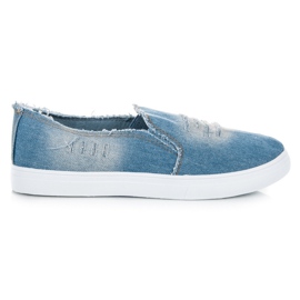Bella Paris Pantuflas vaqueras azul 3