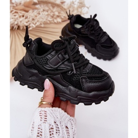Zapatillas deportivas de zapatillas negras para niños negro 4