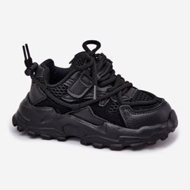 Zapatillas deportivas de zapatillas negras para niños negro 5