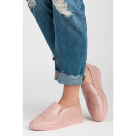 Slipons Rosa Con Estrella rosado 2