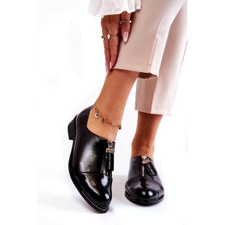 Zapatos de mujer Laura Messi Varnished 2532 Negro 1