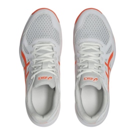 ASICS UPCURT 6 1072A107 102 zapatos de voleibol blanco 9