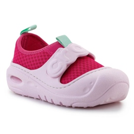 Zapatos crocs swiftwater splash k 210619-6zq rosado rosado 1