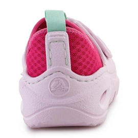 Zapatos crocs swiftwater splash k 210619-6zq rosado rosado 5