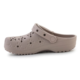 Crocs Classic Floral Out Clog 210927-214 Flip-Flops beige 4