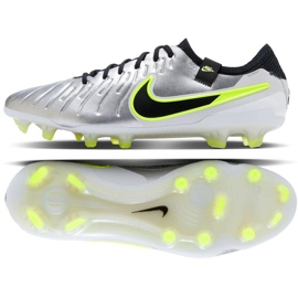 Puma Nike TIempo Legend 10 Elite FG DV4328-001 Zapatos de fútbol plata 10