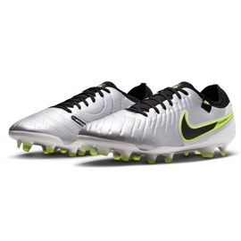 Nike TIempo Legend 10 Pro FG DV4333-001 Zapatos de fútbol plata 8