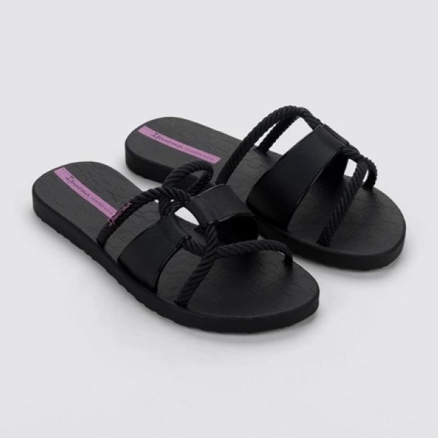 Ipanema femenina Diversa Slidel 27232 BG830 Flip Black -Flops negro 3