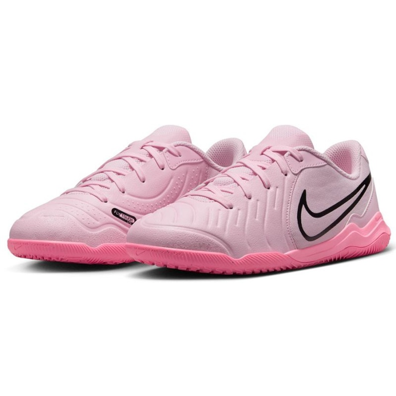 Nike TIempo Legend 10 Academy IC DV4350-601 Zapatos de fútbol rosado 1