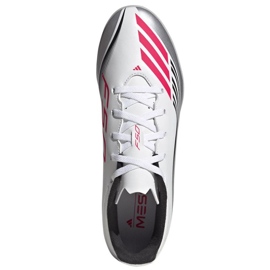 Adidas F50 Messi Club TF JP7445 Zapatos de fútbol blanco 2