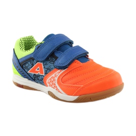 American Club ADI zapatillas de interior 170620 naranja, azul, verde blanco 1