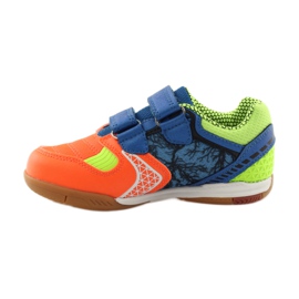 American Club ADI zapatillas de interior 170620 naranja, azul, verde blanco 2