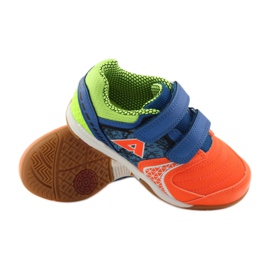 American Club ADI zapatillas de interior 170620 naranja, azul, verde blanco 3