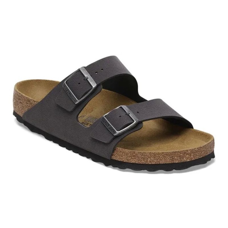 Birkenstock Arizona BS Birko-Flor Nubuk 1029134 Flip-Flops gris 1 Birkenstock Arizona BS Birko-Flor Nubuk 1029134 Flip-Flops gris 1