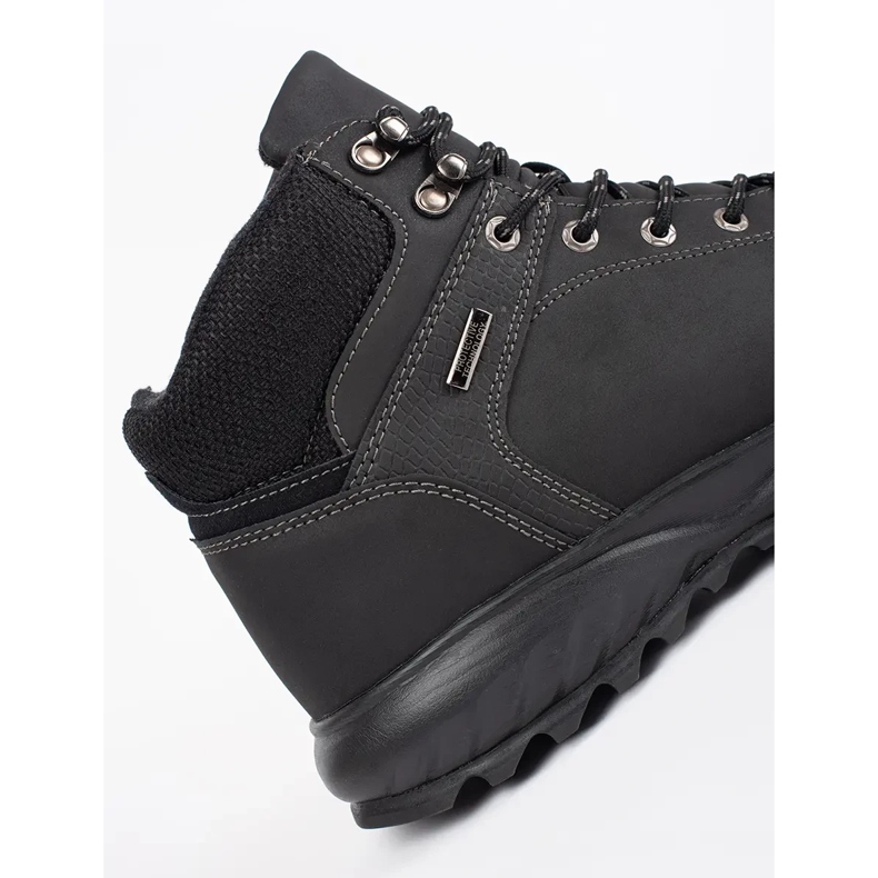 Vico Botas de invierno aisladas negras hombres negro 1 Vico Botas de invierno aisladas negras hombres negro 1