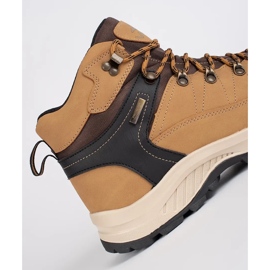 Vico Zapatos de hombre aislados de color marrón claro 5