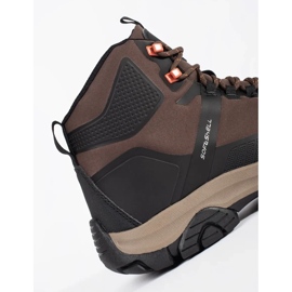Vico Zapatos de invierno de hombres marrones atados Softshell marrón 1 Vico Zapatos de invierno de hombres marrones atados Softshell marrón 1