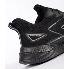 Vico Zapatos deportivos de hombres negros 1