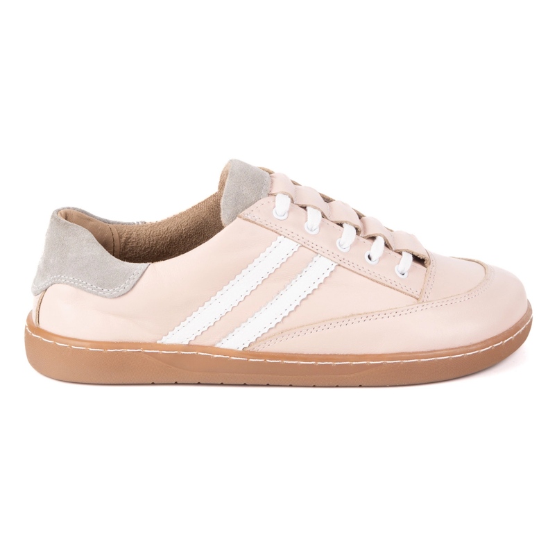 Zapatillas de deporte descalzo Kaia Olivier - zapatos de cuero anatómico en polvo rosado 1 Zapatillas de deporte descalzo Kaia Olivier - zapatos de cuero anatómico en polvo rosado 1