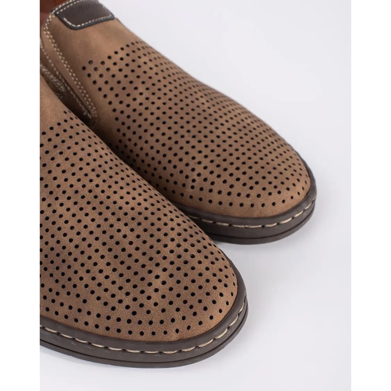 Mocasines de puesta de trabajo de Brown Men's marrón 1