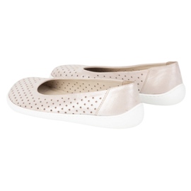 Olivier Slip de bombas minimalistas de mujer descalzo -in 1771pol Pink Satin Perforation rosado 6