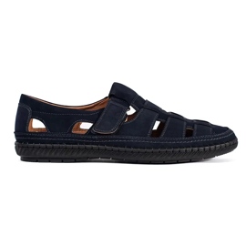 Sandalias azul marino para hombres 2