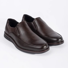 Elegantes zapatos de hombre marrón 3