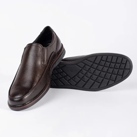 Elegantes zapatos de hombre marrón 4
