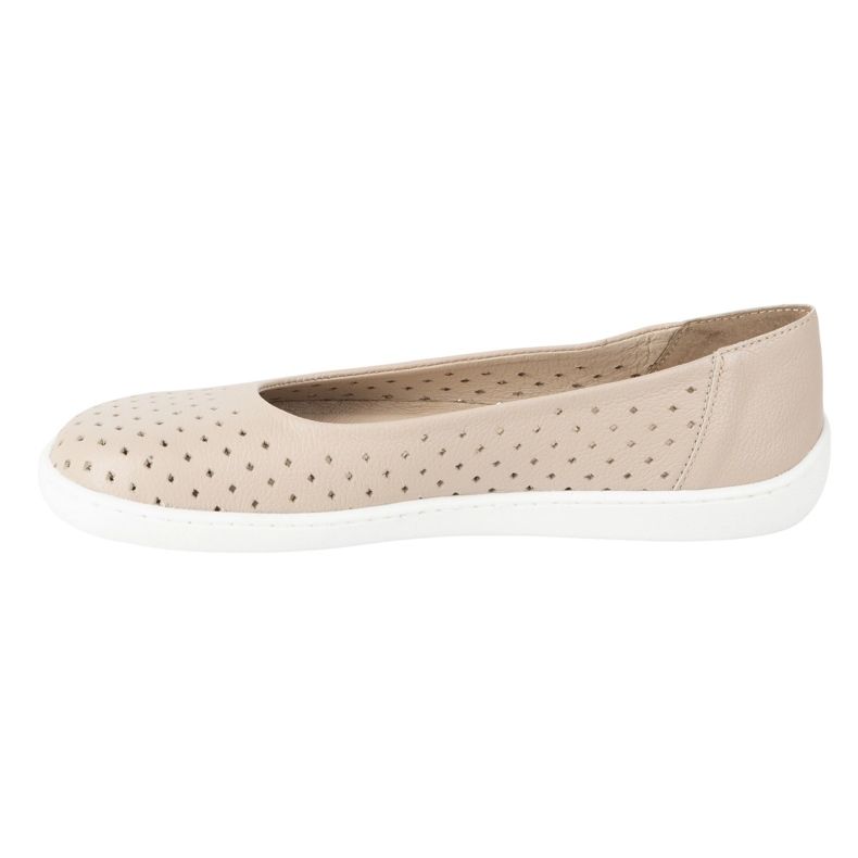 Olivier Ballerinas minimalistas de mujeres descalzos resbalaron 1771pol Openwork beige 2