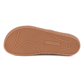Zapatillas descalzos para mujeres Maja Olivier - Cappuccino zapatos de cuero anatómico beige 1