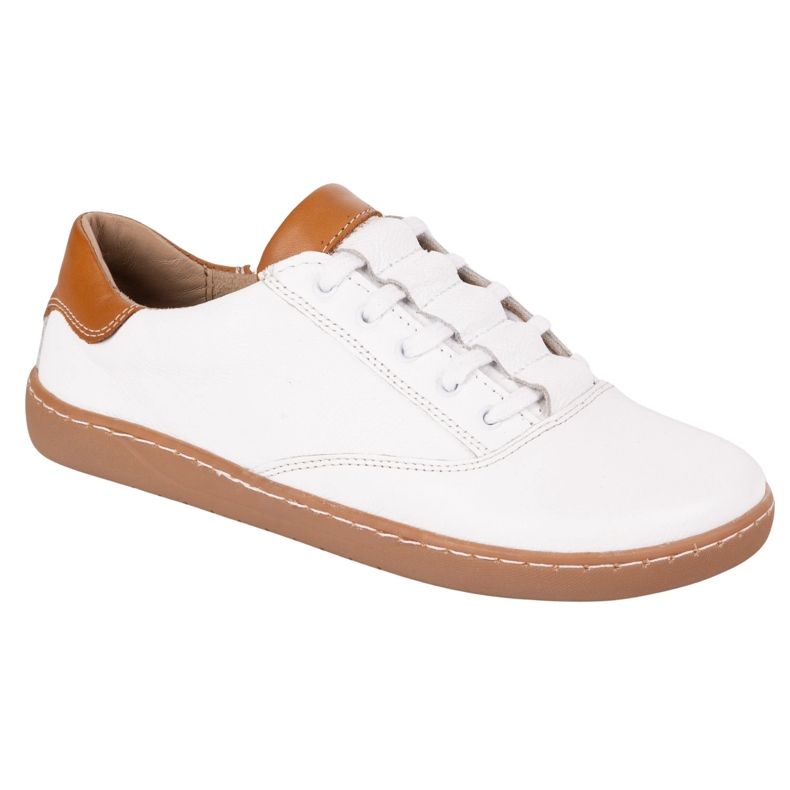 Zapatillas de zapatillas descalza maja olivier - zapatos de cuero blanco anatómico 2