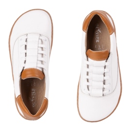 Zapatillas de zapatillas descalza maja olivier - zapatos de cuero blanco anatómico 7