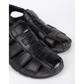 Sandalias negras hombre negro 1 Sandalias negras hombre negro 1