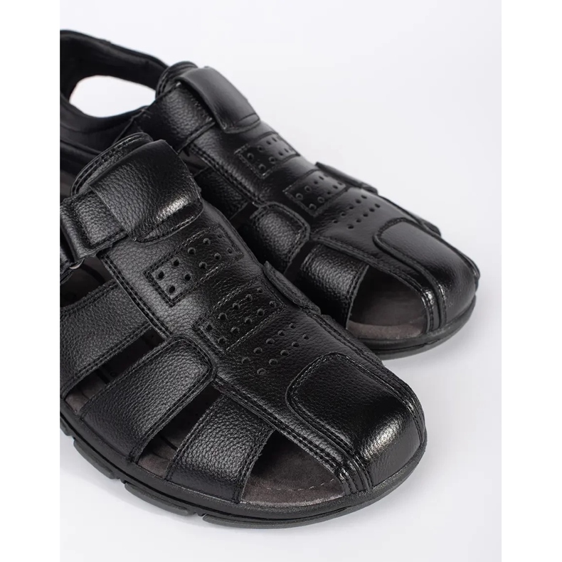 Sandalias negras hombre negro 1 Sandalias negras hombre negro 1