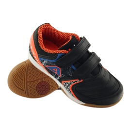 American Club ADI zapatillas de interior 170620 negro, naranja, azul blanco 3