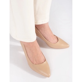 Bombas beige sergio leone 4