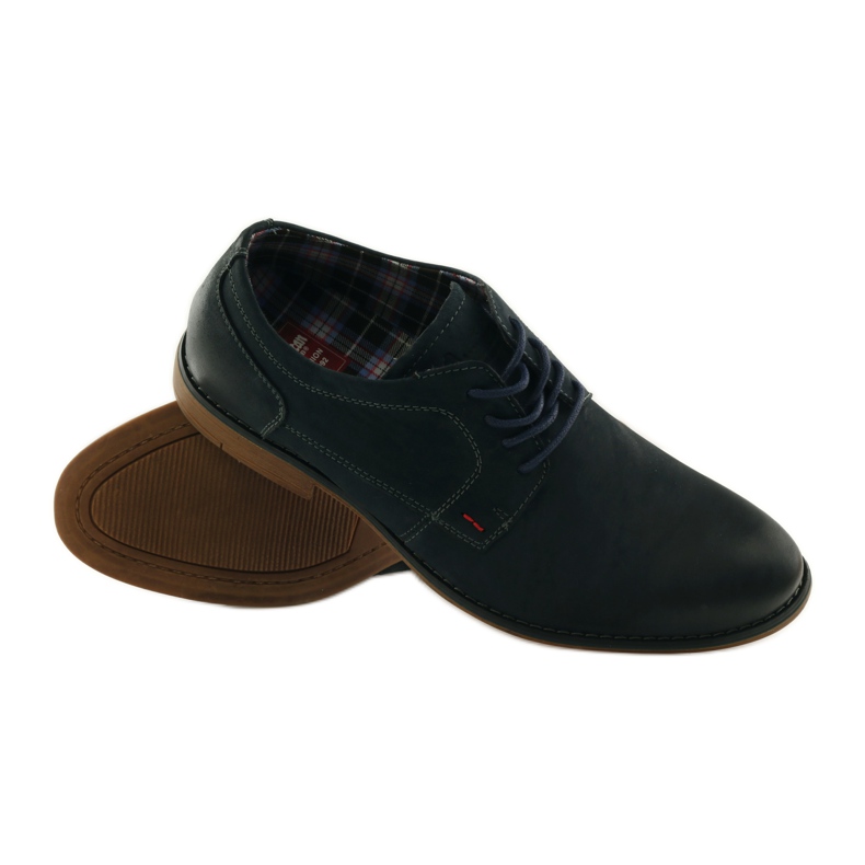 American Club zapatos de hombre americanos 5418 azul marino 3