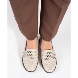 Goodin Zapatos beige abiertos 2