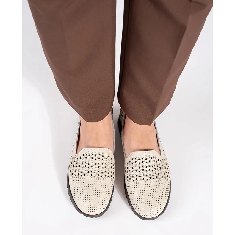 Goodin Zapatos beige abiertos 2