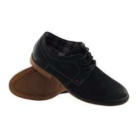 American Club Zapatos de hombre americanos 5418 negros 3