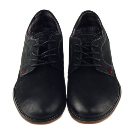 American Club Zapatos de hombre americanos 5418 negros 4