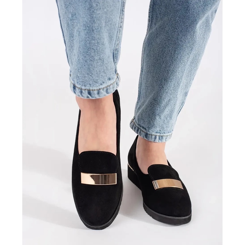 Goodin Tacones de cuña negros 2