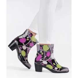 Puntos de lana de alta tina multicolor 3