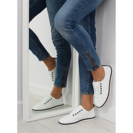 Deportivas mujer blancas L-6 Negras blanco 2