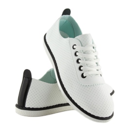 Deportivas mujer blancas L-6 Negras blanco 1