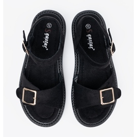 Seastar Sandalias negras con hebilla negro 4