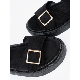 Seastar Sandalias negras con hebilla negro 6